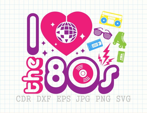 80s Party Logo