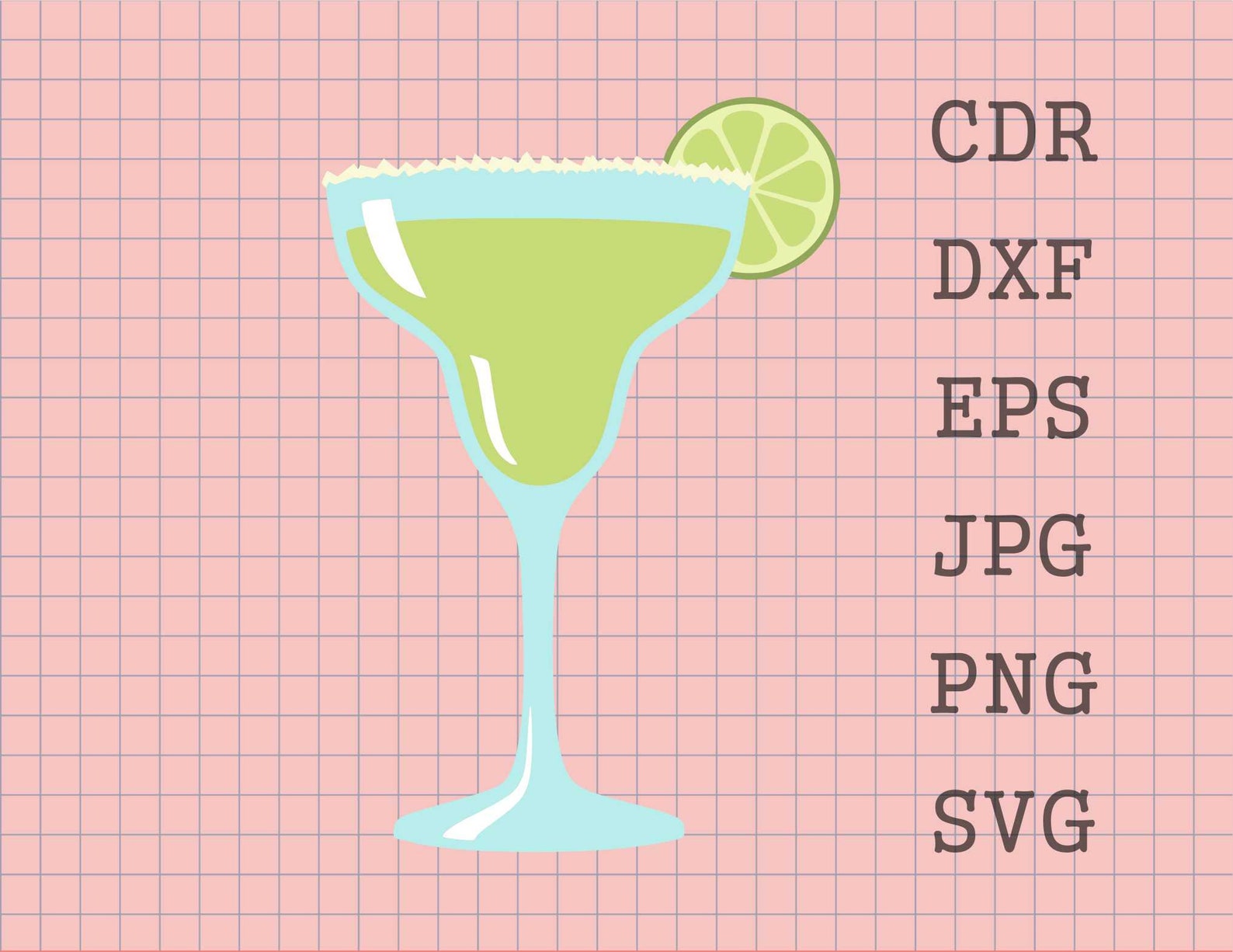 Margarita Svg Drinking Svg Margarita Glass Svg Mamacita Etsy