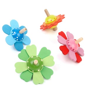 Mini Wooden Spinning Top