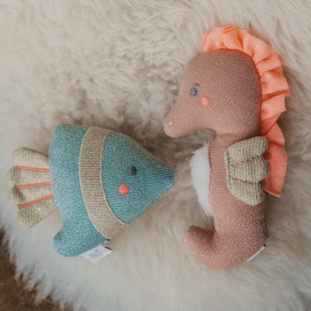 Sea Creatures Baby Rattle Set - Etsy