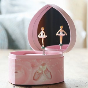 Ballerina Jewellery Music Box Pink