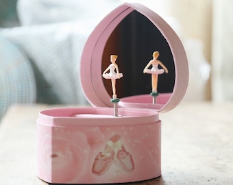 Ballerina Jewellery Music Box Pink