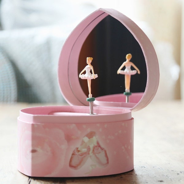 Pink Ballerina Music Box - Etsy