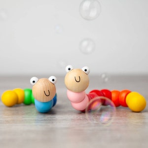 Wiggly Worm Wooden Toy