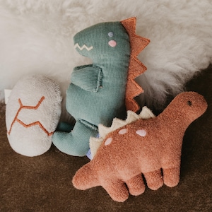 Soft Dinosaur Rattle Set