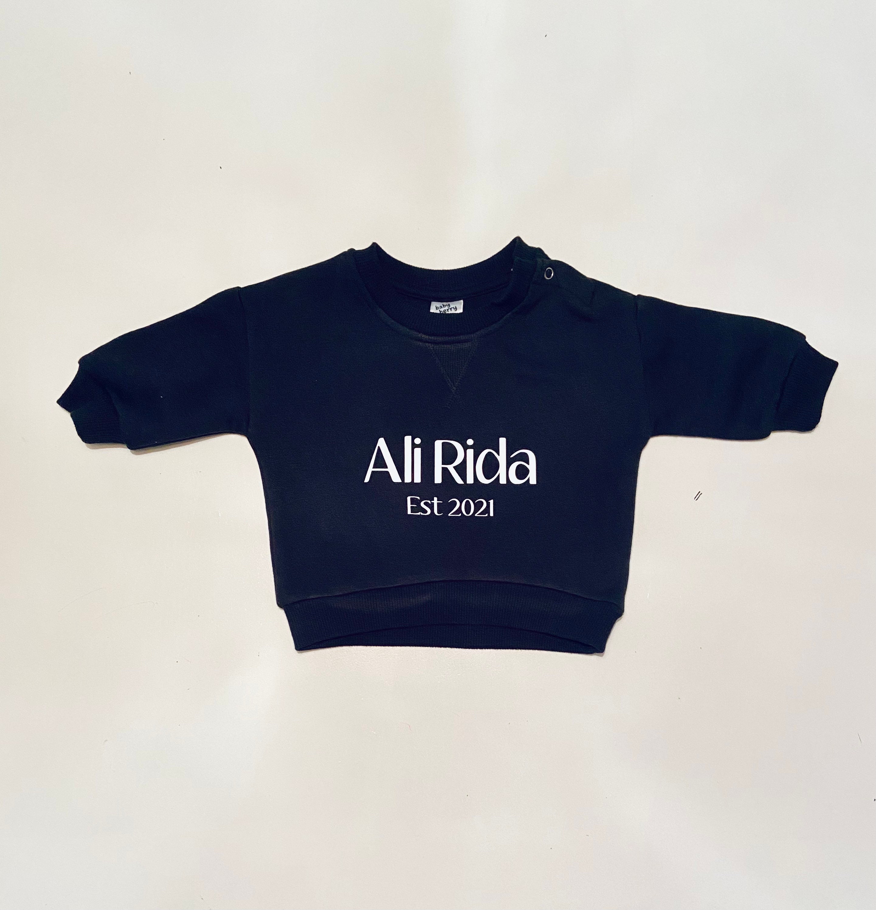 Baby/toddler Jumper Personalised Name 