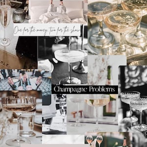 Champagne Aesthetic Wallpaper Digital Download