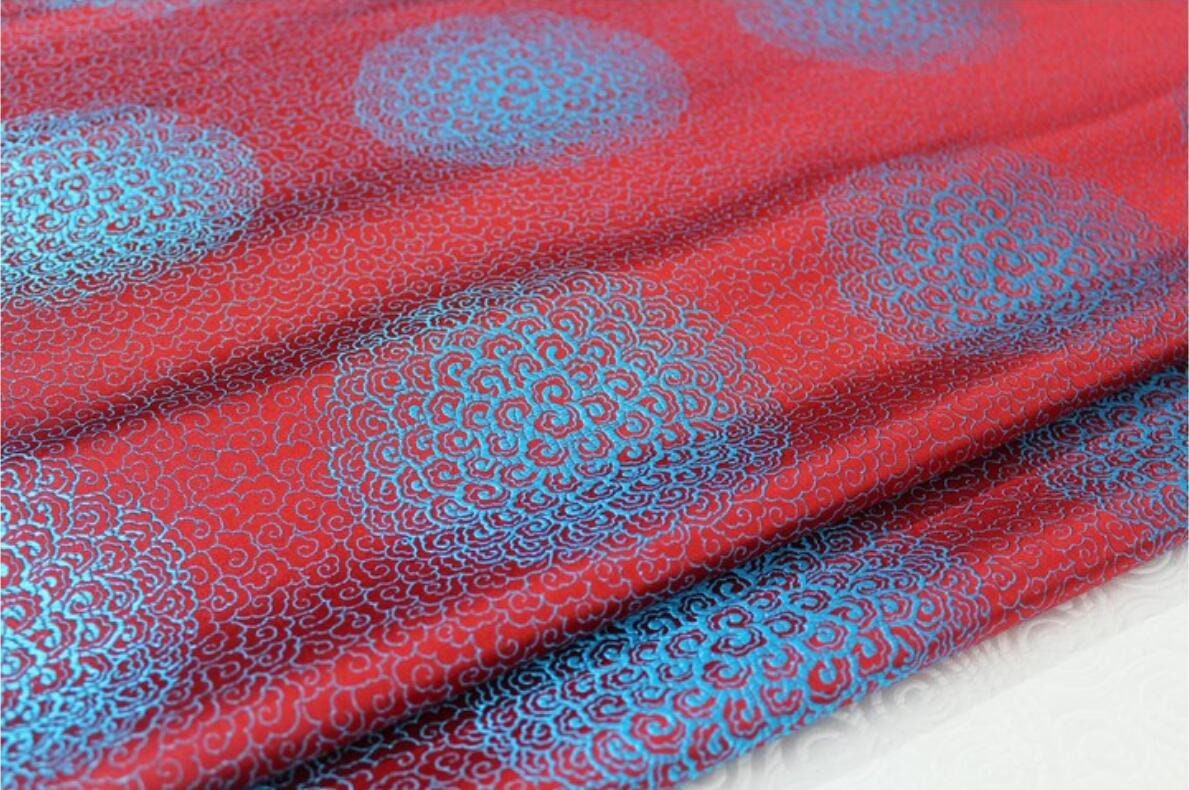 Chinesische Brokat Stoff Material Qing Dynastie Geld Zeichen | Etsy