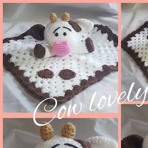 Cow Lovey | Cow Security Blanket | Baby Gift | Baby Boy/Girl Gift | Baby Shower | Made to Order