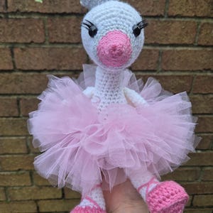 Crochet Ballerina Swan