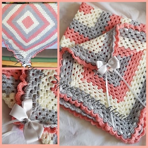 Soft crochet baby blanket. Crochet baby afghan.Handmade baby blanket. Baby shower gift.