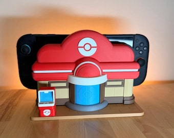 Nintendo Switch 2 / Switch 1 Frontblende – Ditto-Controller-Unterstützung – Pokémon Center Pokopia – 3D-Druck