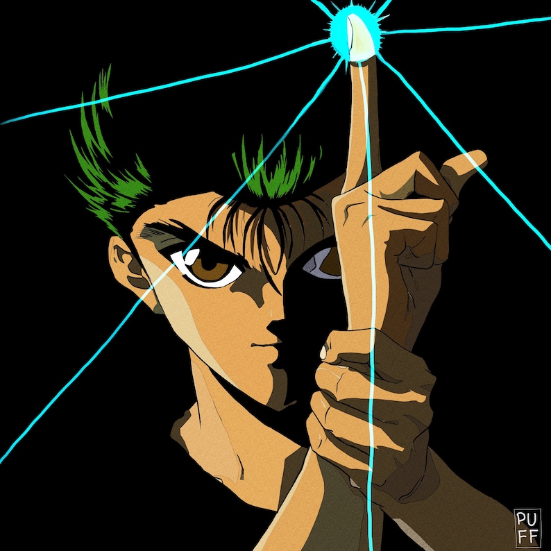 yu yu hakusho yusuke silhouette yu yu hakusho yusuke silhouette