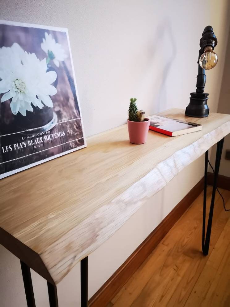 console Haute En bois