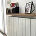 solid oak console shelf over radiator without drilling your walls