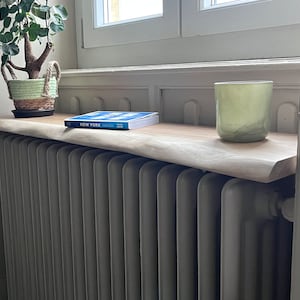 Solid Oak Console Shelf Over Radiator Without Drilling Your Walls - Etsy
