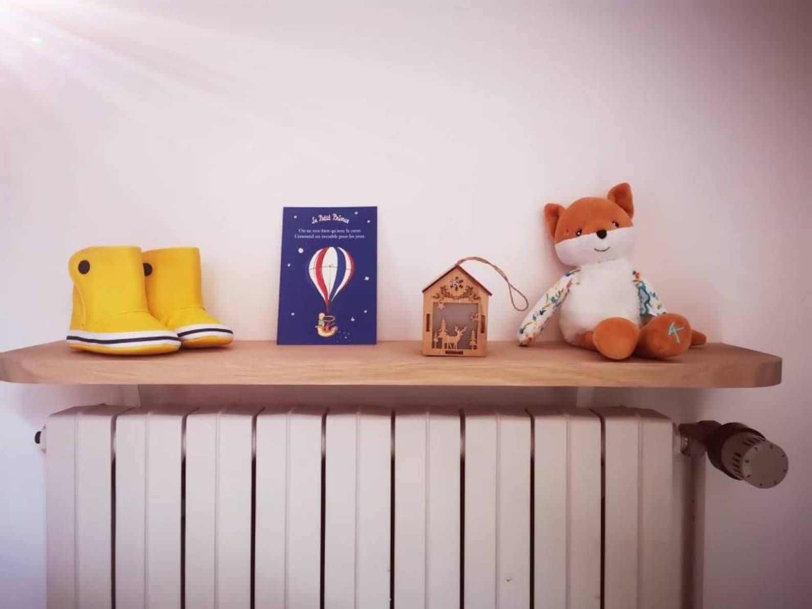 Solid Oak Console Shelf Over Radiator Without Drilling Your Walls - Etsy UK