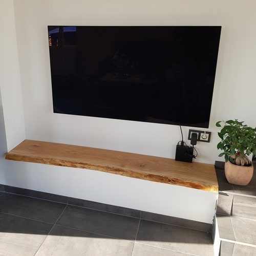 Solid Oak Shelves Live Edge Live Edge Made to Measure Etsy