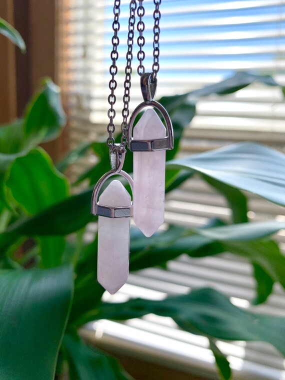 Energy store stone necklace