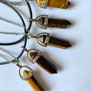 Tiger's Eye pendant | Natural Necklace | energy stones