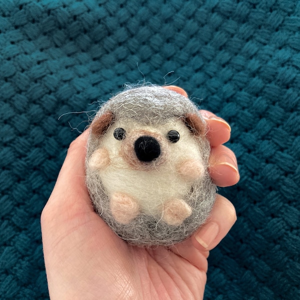 Needle Felt Hedgehog Etsy