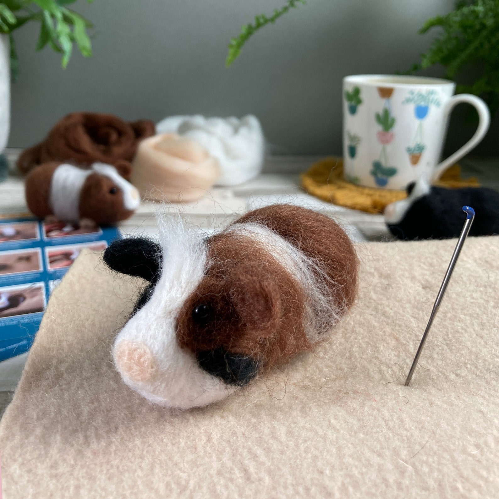 Needle Felting Kit Guinea Pigs Cute Pets Craft Kit for Etsy UK