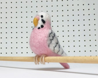 ぬいぐるみ・人形・置物 羊毛フェルト 赤ちゃんセキセイインコちゃん