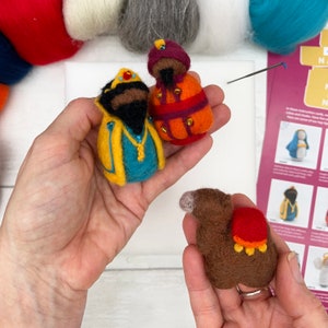 Needle Felting Bumper Kit NATIVITY. A Premium Starter Set. Everything you need to make an heirloom Christmas nativity set. image 7