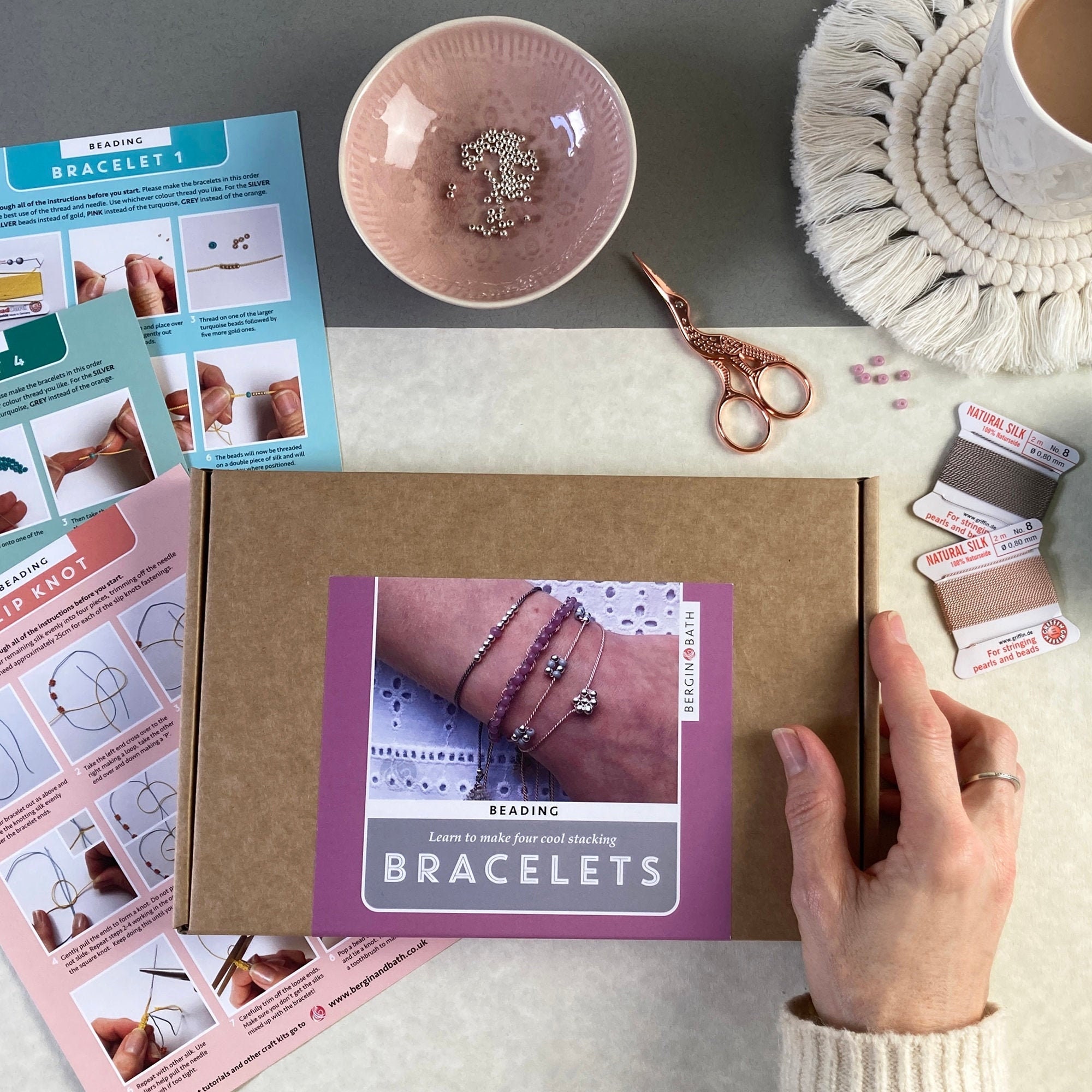 DIY Bracelet Charms Making Kit, Children's Creative Diy Bracelet