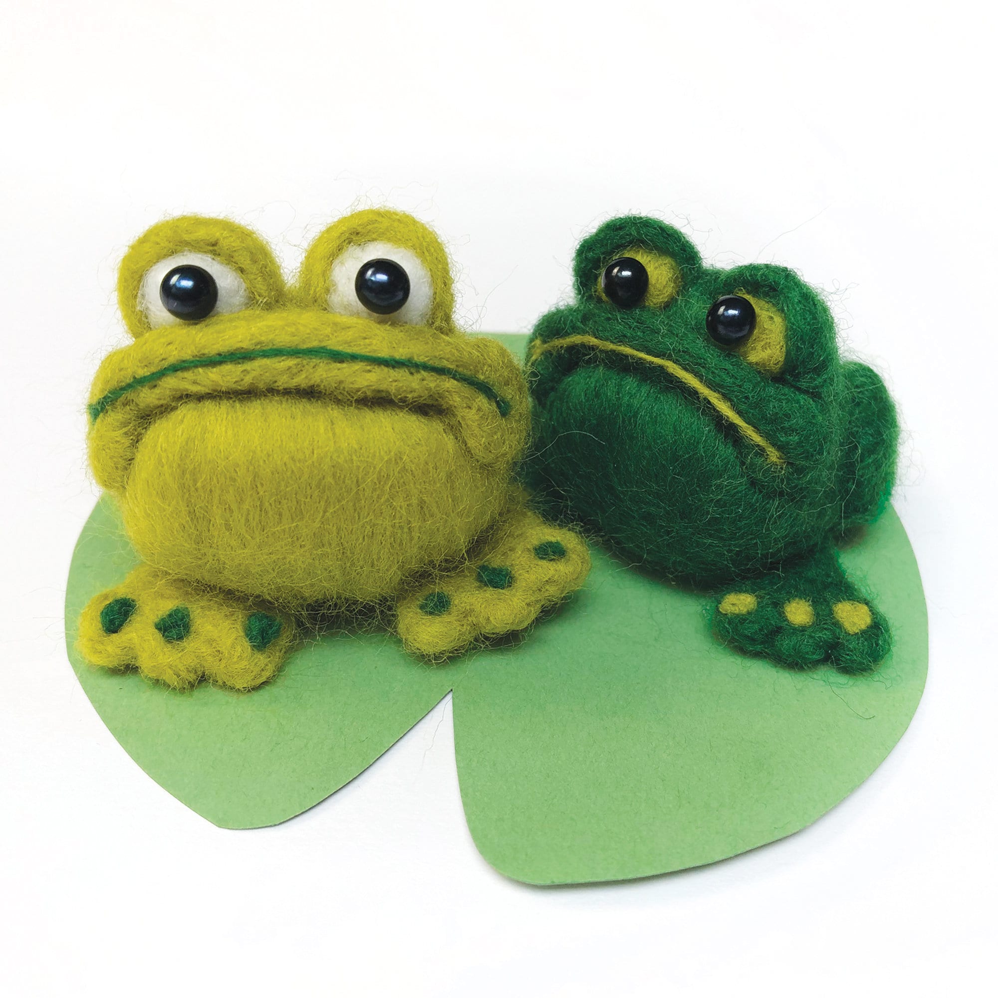 Needle felting kit Frogs Create these two funny frogs from Etsy