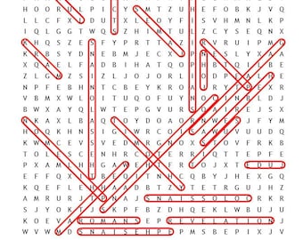 New Testament Books of the Bible Word Search pdf