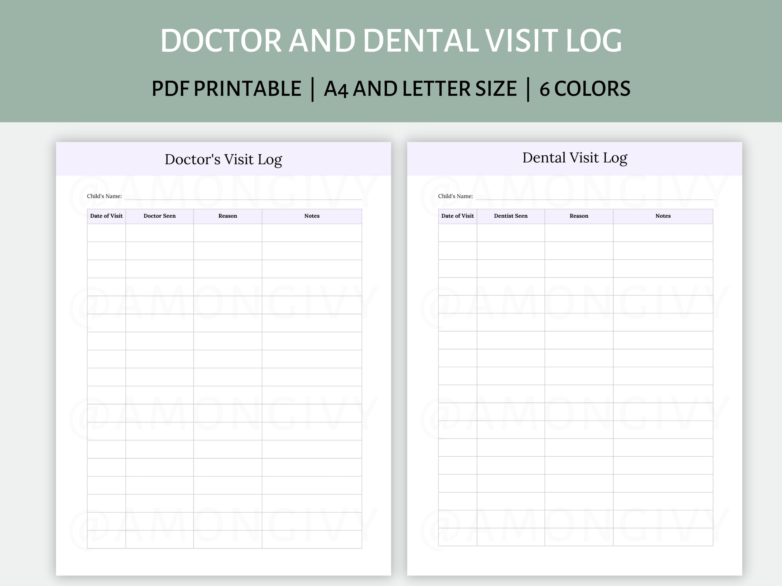 Dental Logs - Etsy