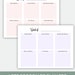 Weekly Calendar Plan Printable | Week at a Glance | Weekly Template ...