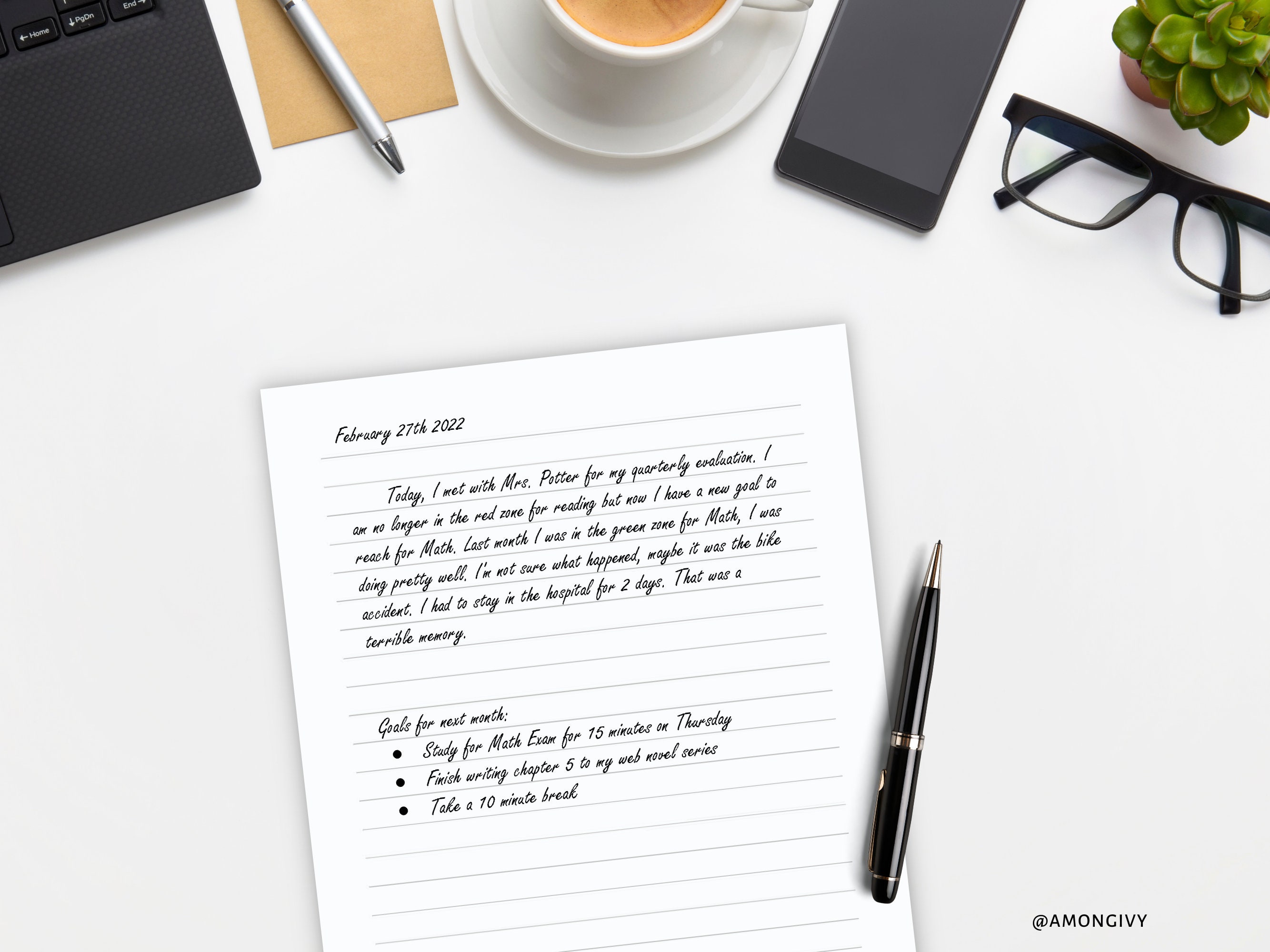 Printable Lined Papers | Letter Writing Paper for Journal, Notebook, Planner | Handwriting ...
