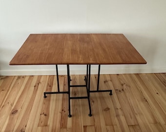 Vintage Ladderax Teak Drop Leaf Dining Table – Mid Century Design