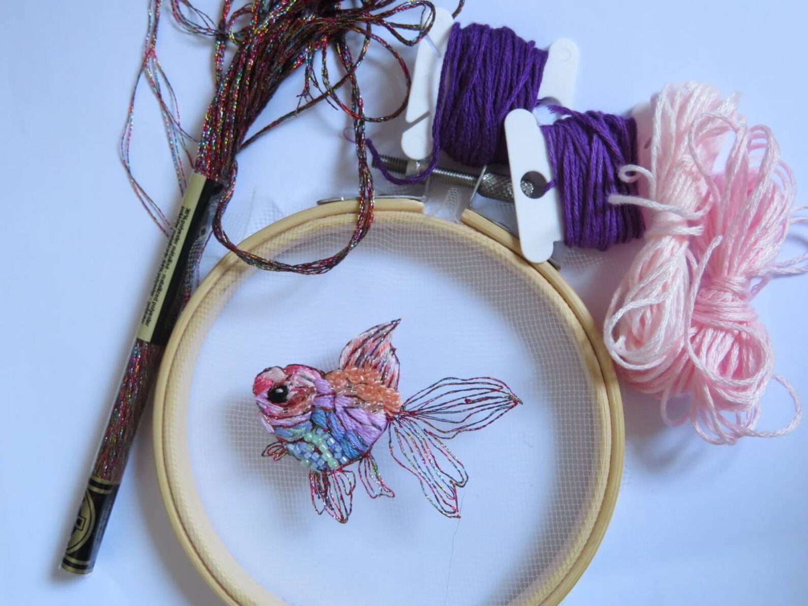Fish embroidered fish embroidery  etsy Fish embroidered fish embroidery  etsy