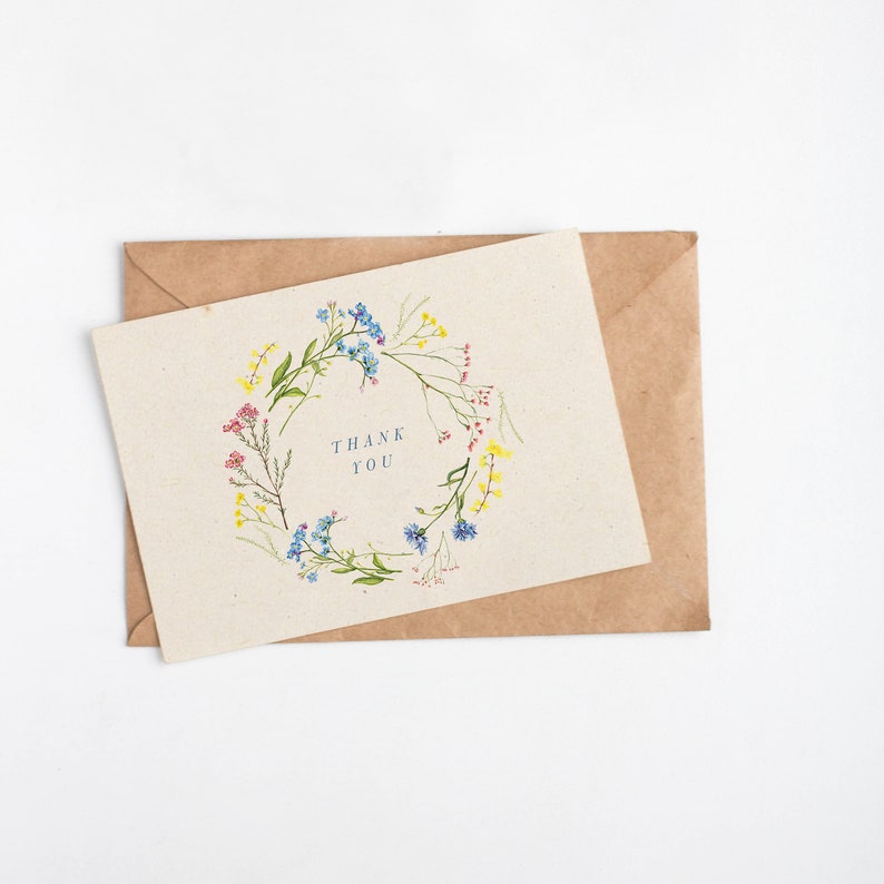 Thank You Cards Wreath