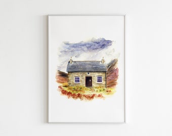 Scottish Bothy Print