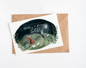 Illustrated Nativity Christmas Cards