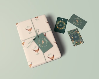 Festive Deer Christmas Gift Wrap