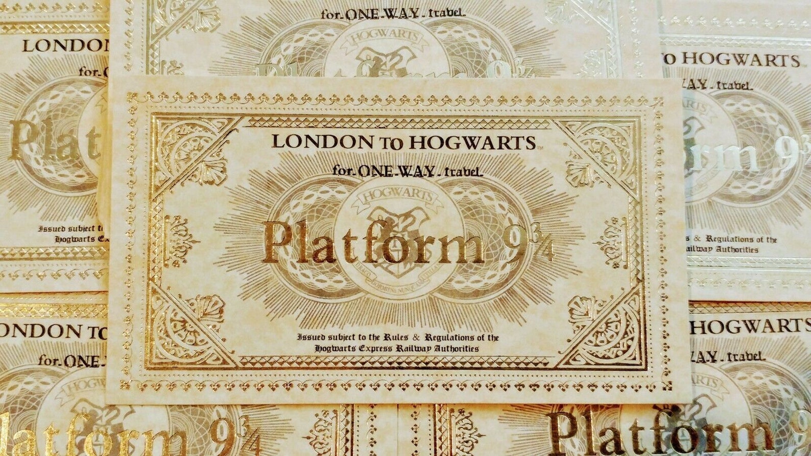Platform 9 3 4 Ticket Free Printable Free Printable T - vrogue.co