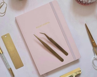 Brass/Gold coloured Tweezers - point and straight. Perfect for planning/journaling/crafting