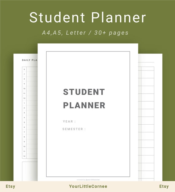 Student Homework Planner and Organizer!