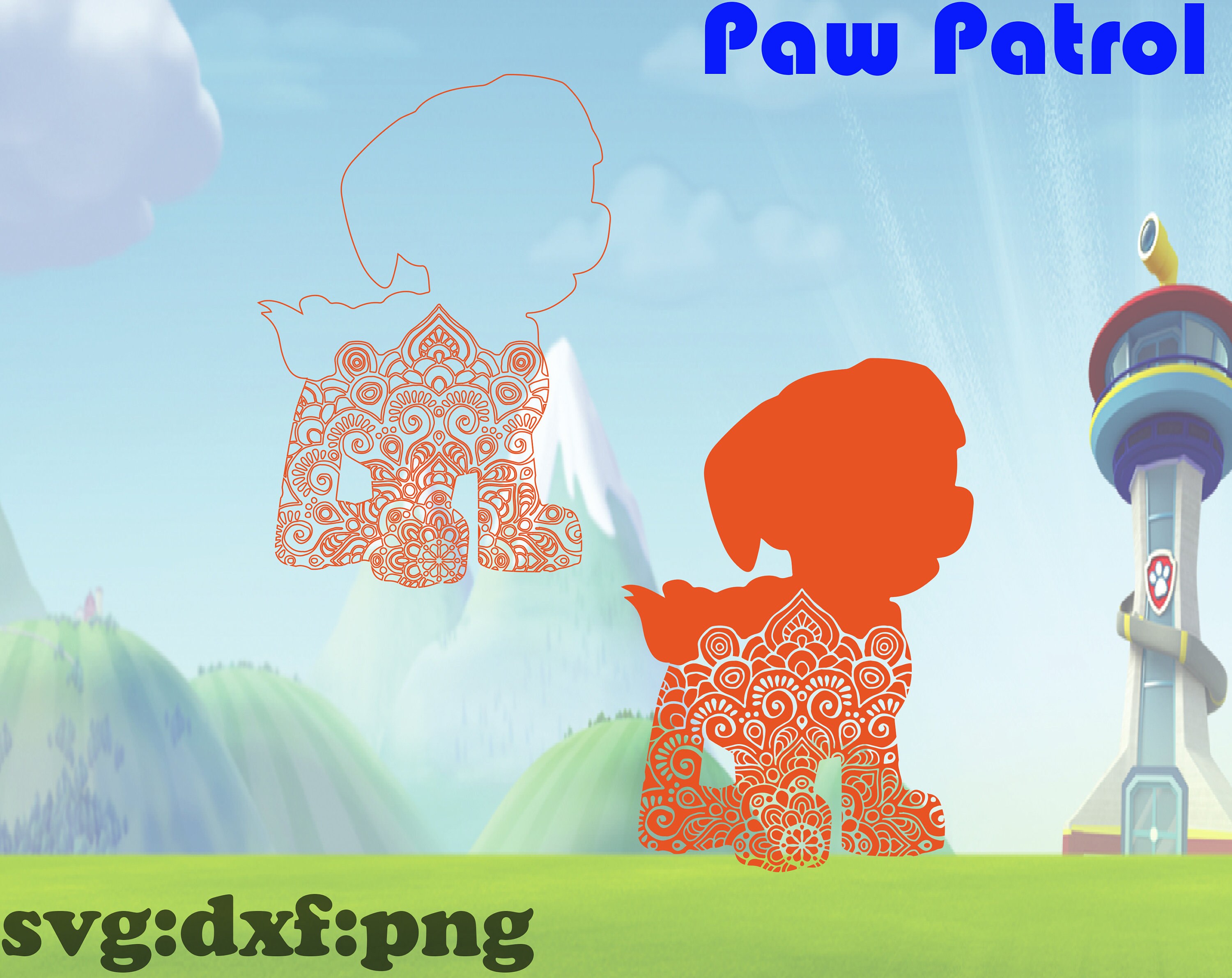 Free Free Paw Patrol Svg Etsy 703 SVG PNG EPS DXF File