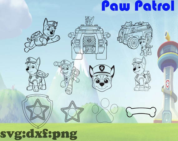 Free Free Silhouette Paw Patrol Svg Free 7 SVG PNG EPS DXF File