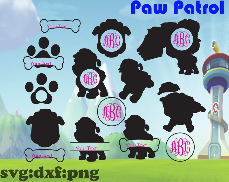 Free Free Paw Patrol Svg Etsy 703 SVG PNG EPS DXF File
