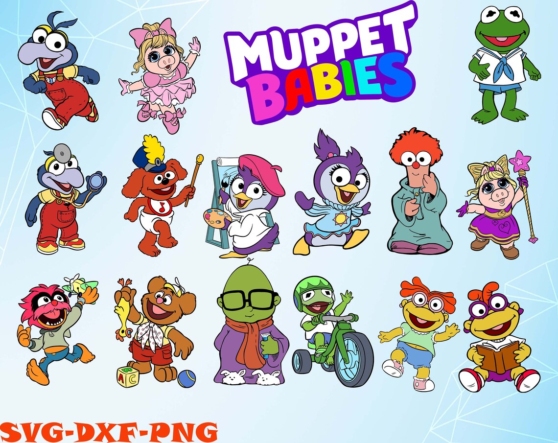 Download Muppet Babies svg 135 Files BUNDLE Disney svg Bundle The ...