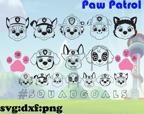 Free Free Paw Patrol Svg Etsy 703 SVG PNG EPS DXF File