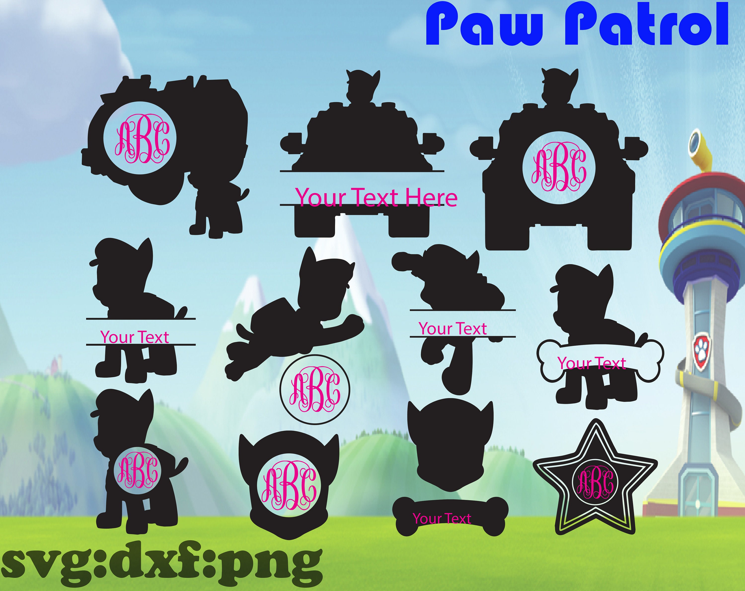 Free Free Paw Patrol Svg Etsy 245 SVG PNG EPS DXF File