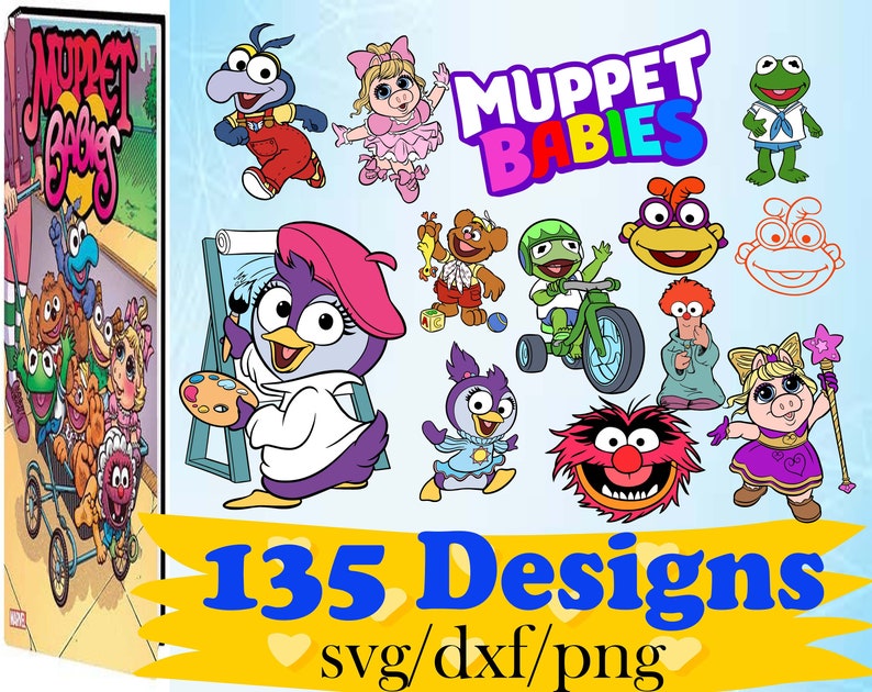 Download Muppet Babies svg 135 Designs BUNDLE Disney svg Bundle The ...